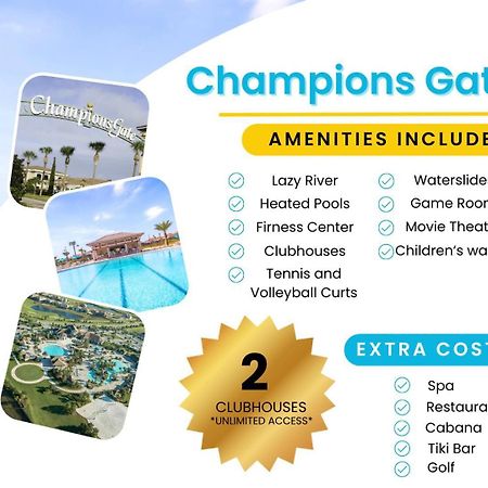 Superb Thematic 2Br Condo With 2 Clubhouses Kissimmee Eksteriør billede