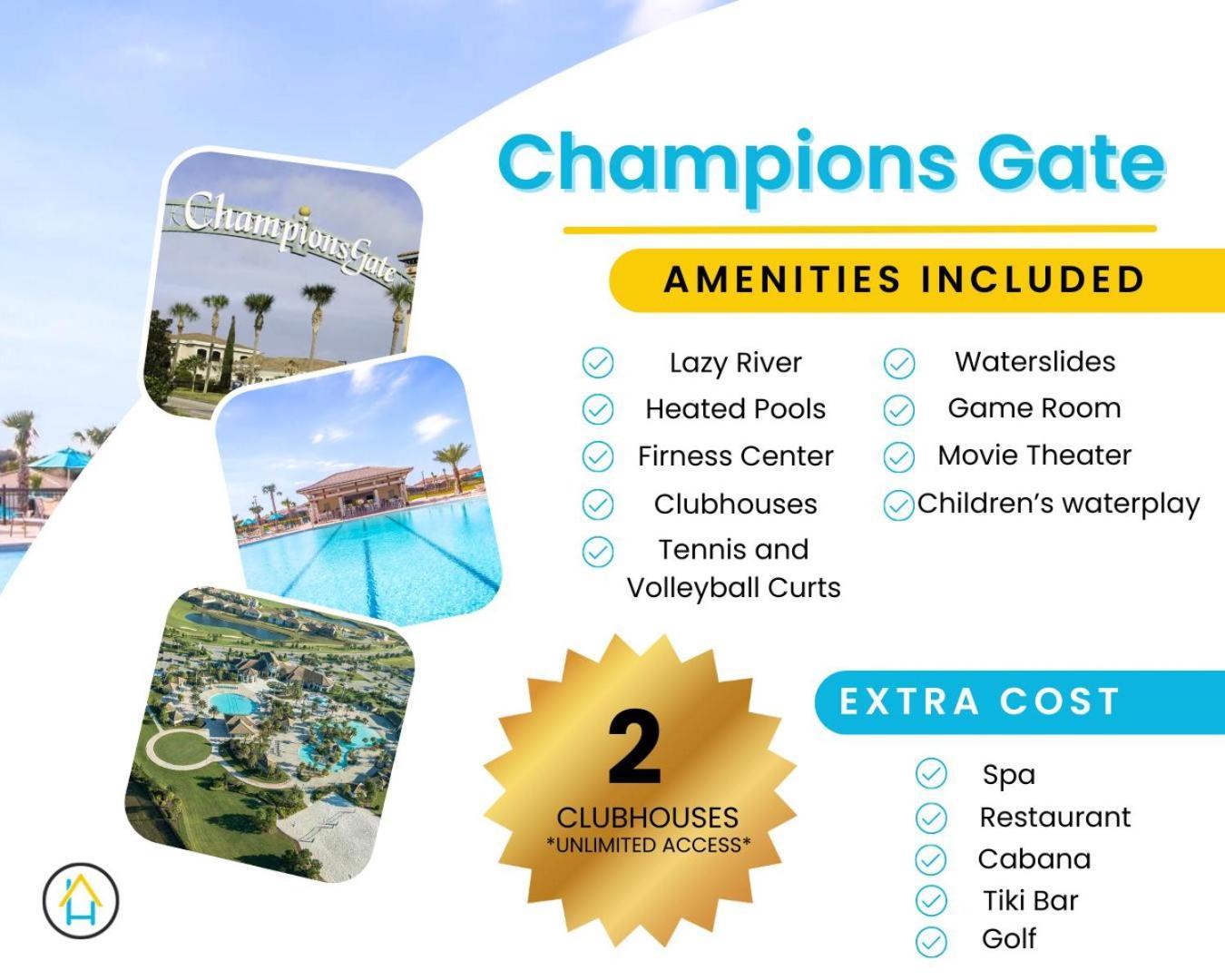 Superb Thematic 2Br Condo With 2 Clubhouses Kissimmee Eksteriør billede